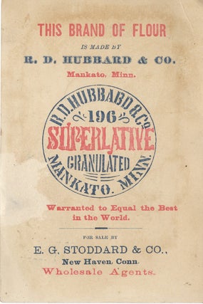 Advertising Card for R.D. Hubbard Superlative Flour.