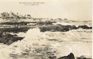 Item #17035 The Breakers-Delano Park, Cape Elizabeth, Maine Real Photo Postcard
