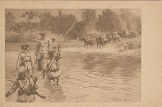 Five Postcards with Illustrations of Scenes in German Africa during World War I.