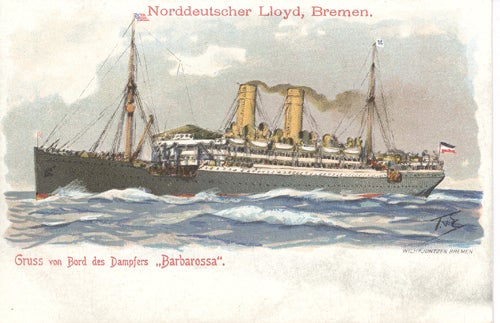 Item #17056 Norddeutscher Lloyd - Bremen (Postcard).
