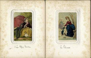 Harry Prime's Album of 50 carte de visite of actresses, opera singers, courtesans, ballerinas, performers in America at the time of the Civil War.