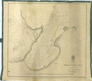 Item #17137 Resolution Bay in Tanna Island Surveyed by Capt. Sir E. Belcher. Sea Chart. Capt Sir...