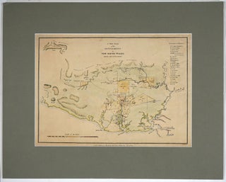 Item #17138 A New Plan of the Settlements in New South Wales, taken by order of Government. sc....