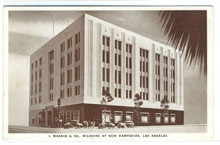 Item #17186 Postcard of I. Magnin & Co. at Wilshire and New Hampshire in Los Angeles, California