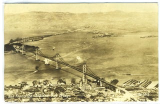 Item #17195 Photo Postcard of San Francisco-Oakland Bay Bridge, California