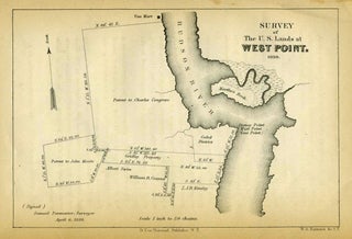 Item #17355 Survey of U. S. Lands at West Point. 1839. West Point, W. S. Barnard