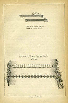 Item #17366 Portion of the Boom at West Point During the Revolutionary War [with] Arrangement of...