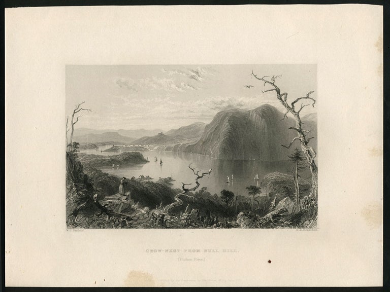 Item #17369 Crow-Nest From Bull Hill (Hudson River.). West Point, W. H. Bartlett.
