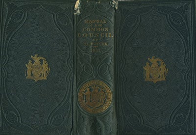 Item #17495 Manual of the Corporation of the City of New York 1865. D. T. Valentine. New York City color engravings.