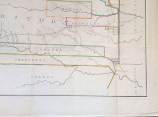 A cornerstone 1836 map of the Western United States, showing mainly Kansas and Nebraska ("Western Territory").
