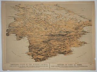 Item #17535 Crimean War map: Panoramic View of the Whole Crimea. No 24. Thomas Packer