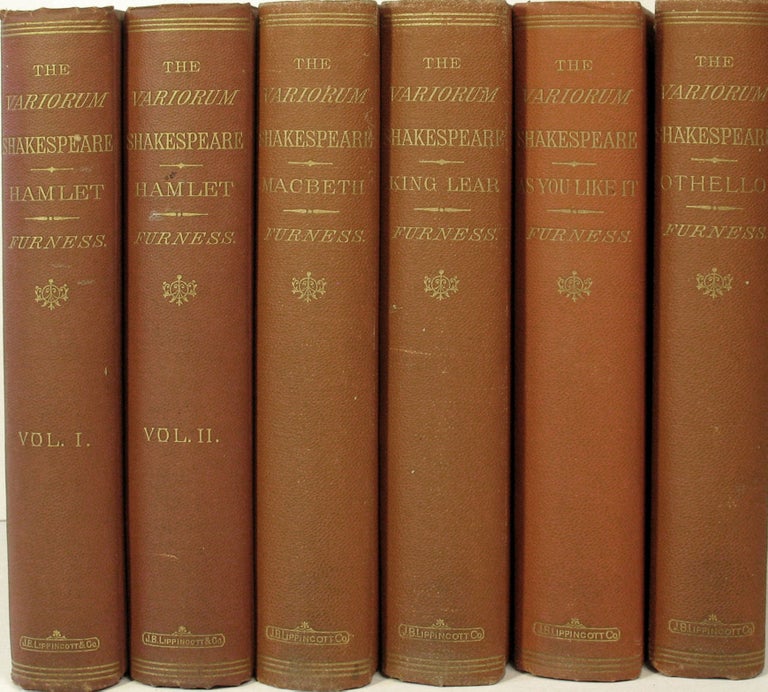 Item #17560 A New Variorum Edition of Shakespeare. Shakespeare, Horace Howard Furness.