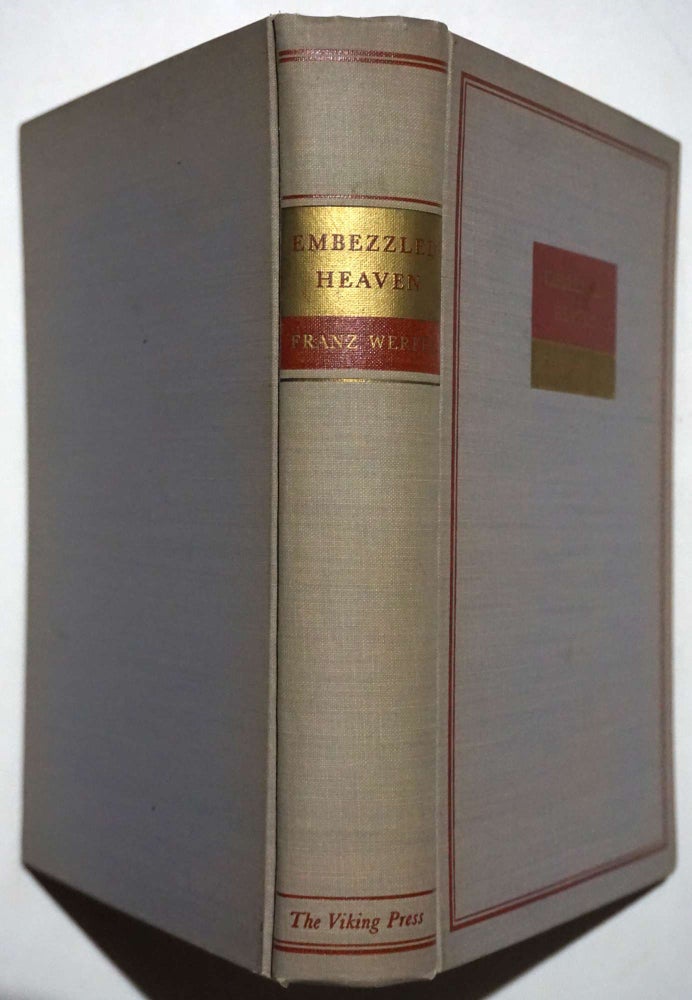 Item #17565 Embezzled Heaven. Franz Werfel.