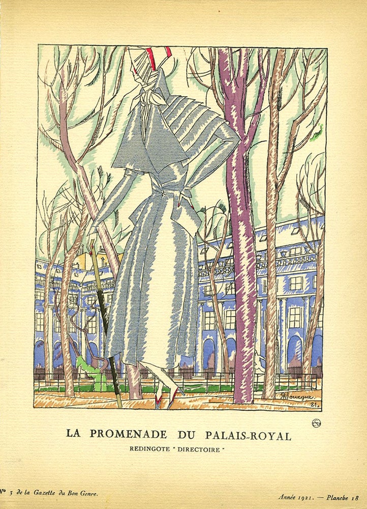 Item #17921 La Promenade du Palais-Royal. Pierre Mourgue.