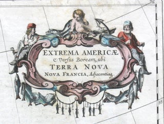 Extrema Americae, Versus Boream, ubi, Terra Nova Nova Francia.