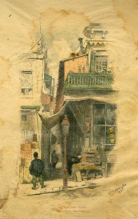 Item #17962 St. Louis Alley, Chinatown, San Francisco. J. H. E. Partington