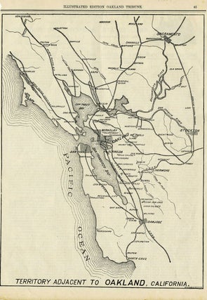 Item #17974 Oakland Tribune, Illustrated Edition, 1884: Territory Adjacent to Oakland,...
