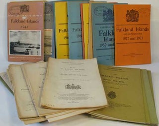 Item #18072 Falkland Islands Annual Report. 1890 - 1938; 1947 - 1973. Falkland Islands, Colonial...