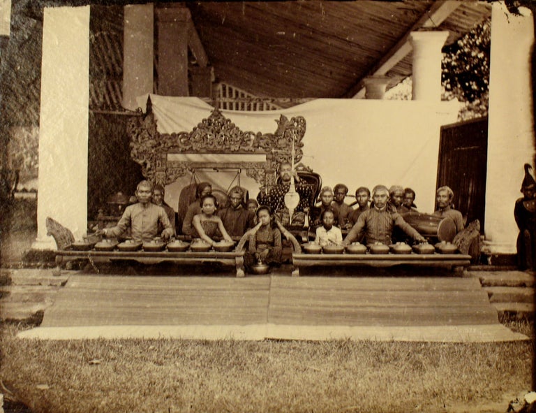 Item #18205 A Gamelan Orchestra. Photograph, Indonesia.