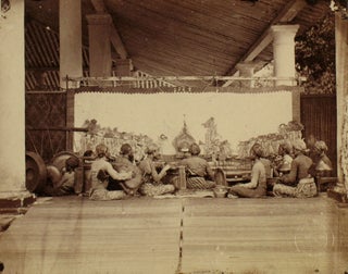 Item #18206 Indonesian Puppet Theatre. Photograph, Indonesia