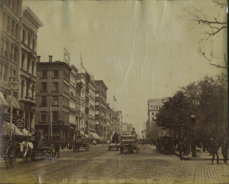 Item #18215 Broadway NY North from PO. New York Edison Company.