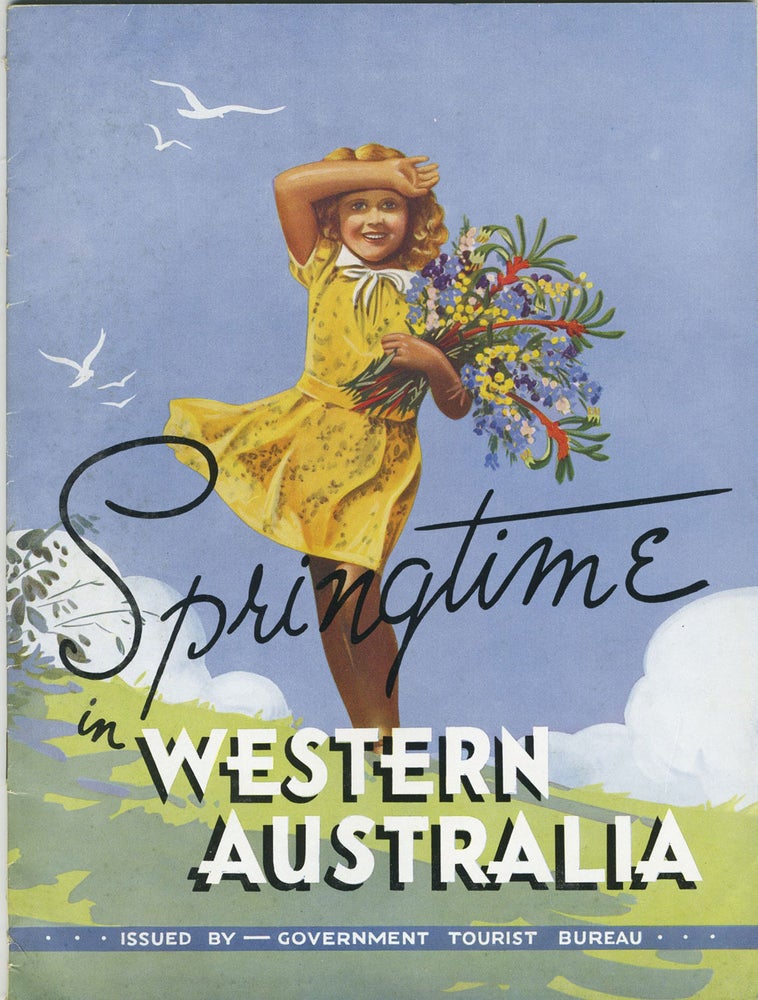 Item #18279 Springtime in Western Australia. Western Australia, Travel Brochure.