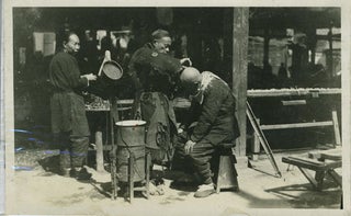 Item #18312 Real Photo of Chinese Street Barber