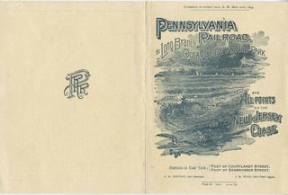 Item #18347 Pennsylvania Railroad to Long Branch, Ocean Grove, Asbury Park and All Points on the...