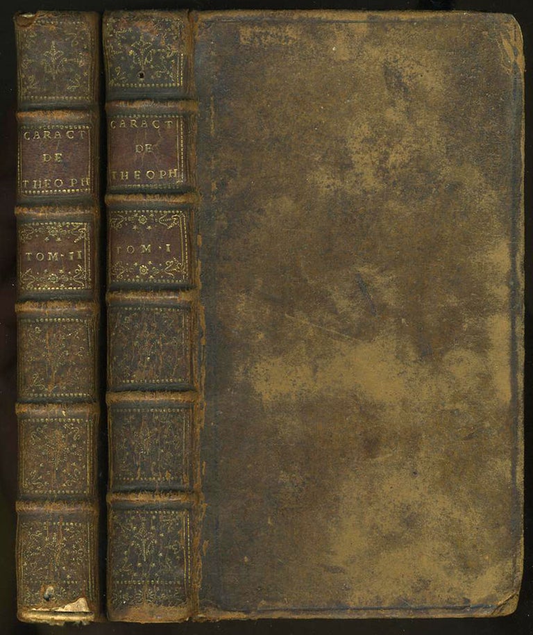 Item #18366 Les Caracteres de Theophraste, traduits du grec, avec Les Caracteres ou Les Moeurs de ce Siecle. Theophraste, Jean de La Bruyere.
