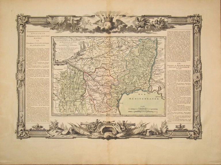 Item #18494 Gouvernemens de Languedoc de Roussillion, de Foix et Partie de celui de Guienne et Gascogne, ave les Generalites de Toulouse, de Montpelier, de Montauban, de Perpignan et Partie de celle d'Auch. Desnos.