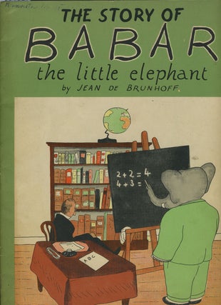 Item #18562 The Story of Babar the little elephant. Jean de Brunhoff