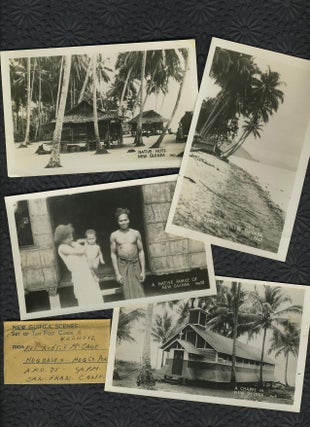 Item #18628 Set of 10 WWII New Guinea Real picture postcards