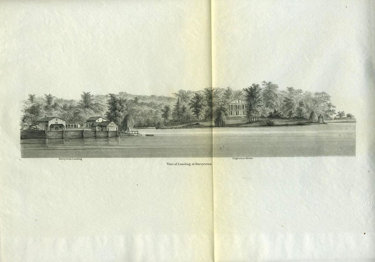 Item #18663 View of Landing at Barrytown. HUDSON RIVER, US Coastal Survey.