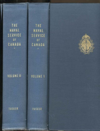 Item #18691 The Naval Service of Canada: Its Official History (Volumes I & II). Gilbert Norman...