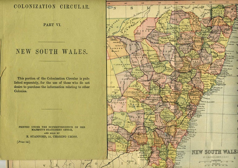 Item #18727 Colonization Circular. Part VI. New South Wales. Emigration, Australia.