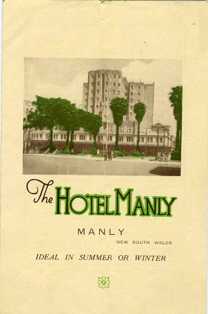 Item #18737 Manly Hotel. Manly, New South Wales.