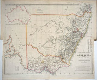 Item #18814 The South Eastern Portion of Australia; Compiled from the Colonial Surveys, and from...