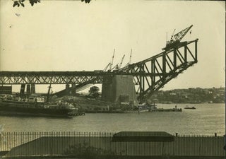 Item #18866 Sydney Harbour Bridge under construction. Photographs