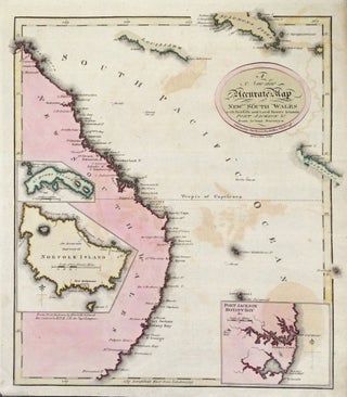 Item #18867 A New and Accurate Map of New South Wales with Norfolk and Lord Howe's Islands Port...