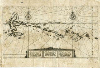Item #18935 Nova Guinea Tabula. Map. New Guinea, Willem Schouten