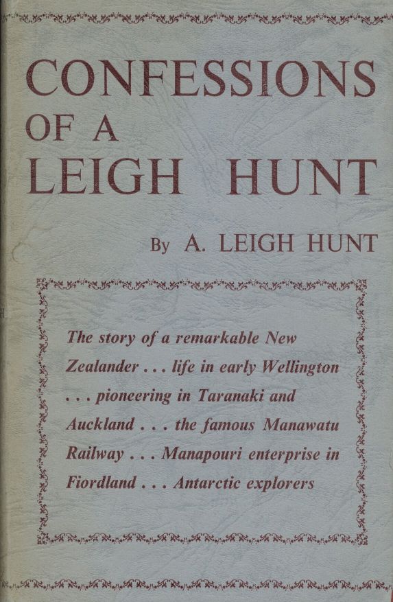 Item #18956 Confessions of A Leigh Hunt. A. Leigh Hunt.