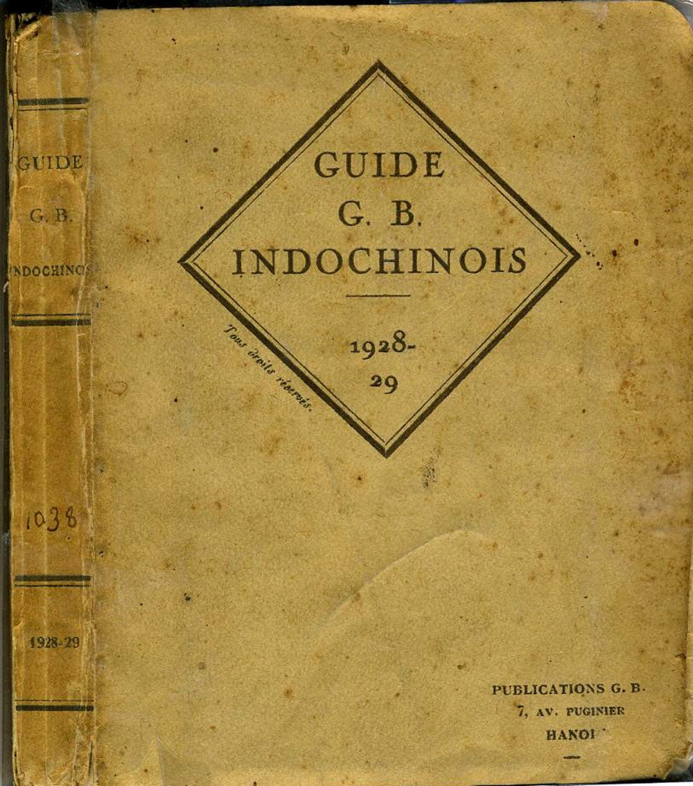 Guide G. B. Indochinois 1928 - 29 | French Indochina