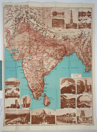 Tourist Map of India. Indian State Railways.