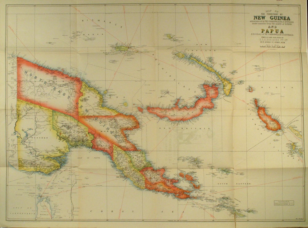 MAP New Guinea: A Detailed Map | H. E. C. Robinson