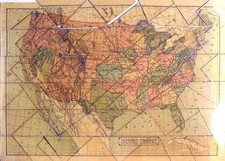 Item #19550 Dissected Map of the United States