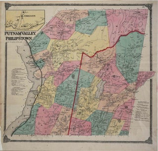 Item #19964 Putnam Valley and Philipstown. Map. Frederick Beers