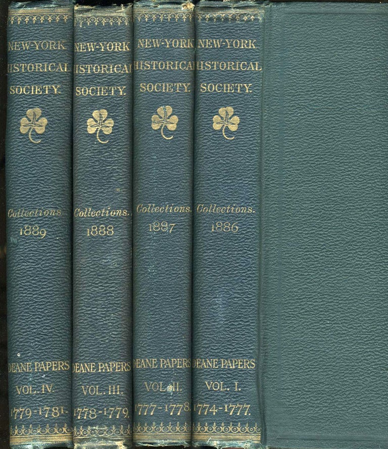 Item #20027 Collections of the New York Historical Society for the Year 1886, 1887, 1888, 1889 (4 Volumes).