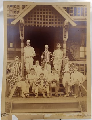 Item #20096 Gentlemen of Philadelphia 1893 Cricket Team, with Australian inscription; Albumen...