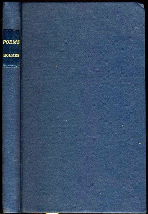 Item #20184 Poems. Oliver Wendell Holmes