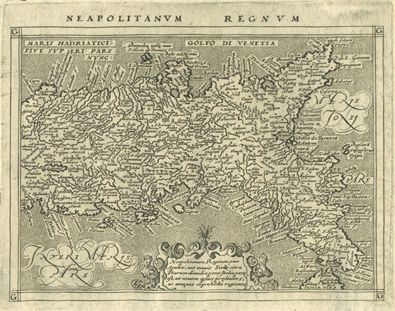 Item #20228 [Map] Neopolitanum Regnum. Giovanni Antonio Magini.